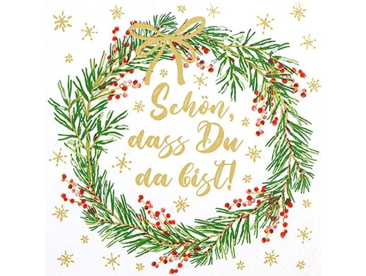 Servietten Rundherum festlich