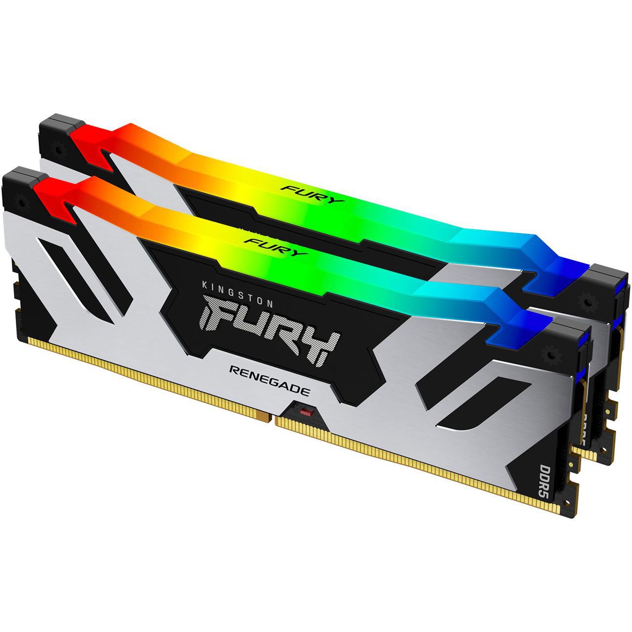 96GB Kingston FURY Renegade RGB schwarz/silber DDR5-6400 DIMM CL32 Dual Kit