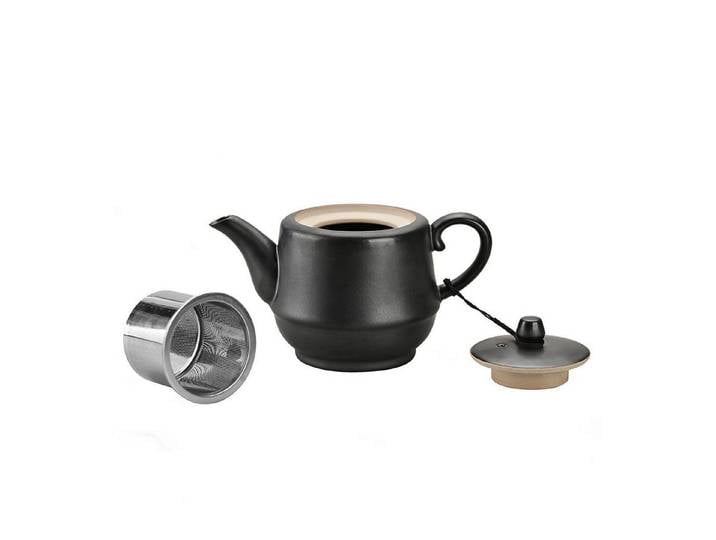 LuxusKollektion Teekanne Keramiktasse mit Teesieb 473ml