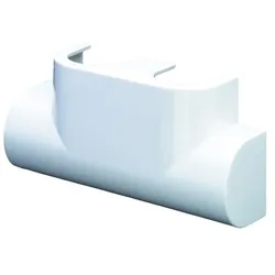 Oventrop Design-Abdeckung für Multiblock-T, Winkelform, weiß