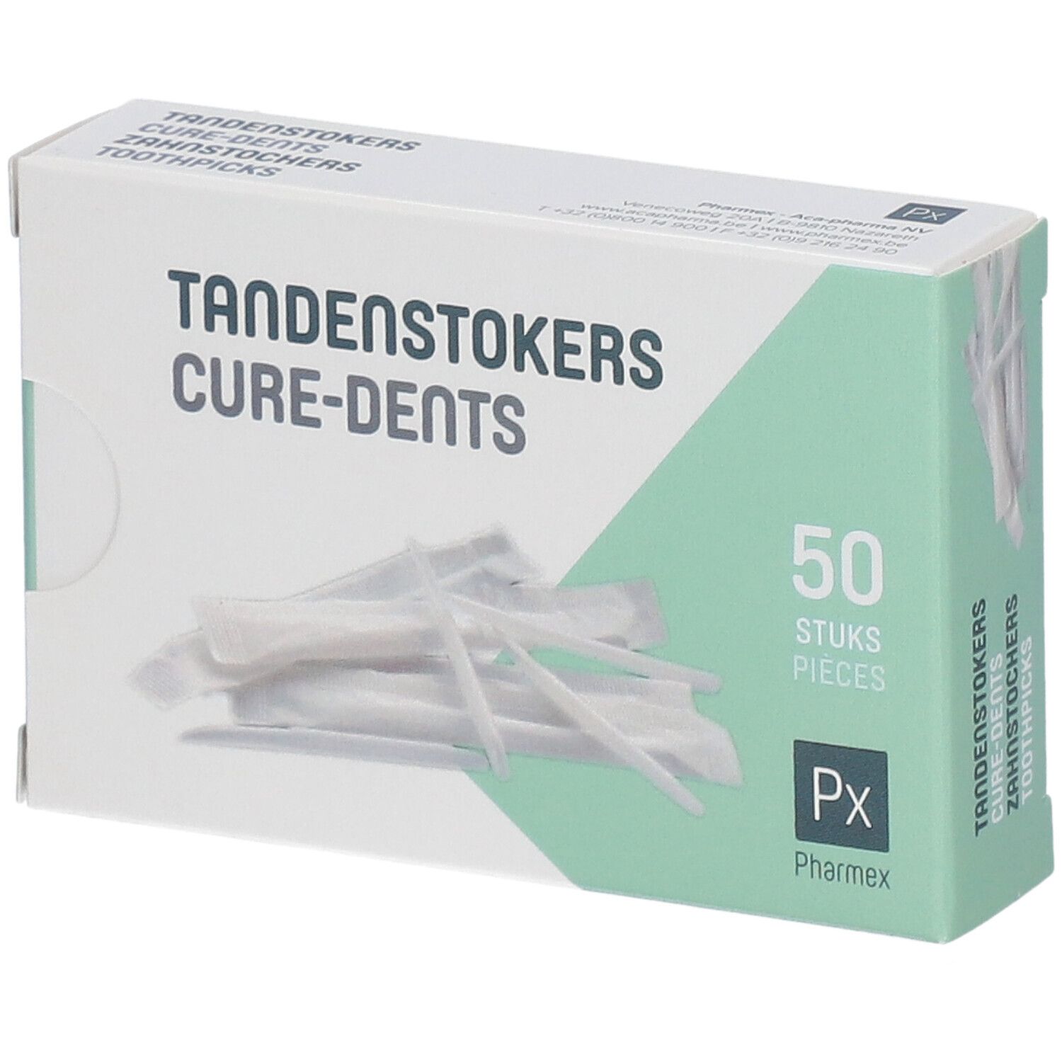 Pharmex Tandenstokers 50 St Stäbchen