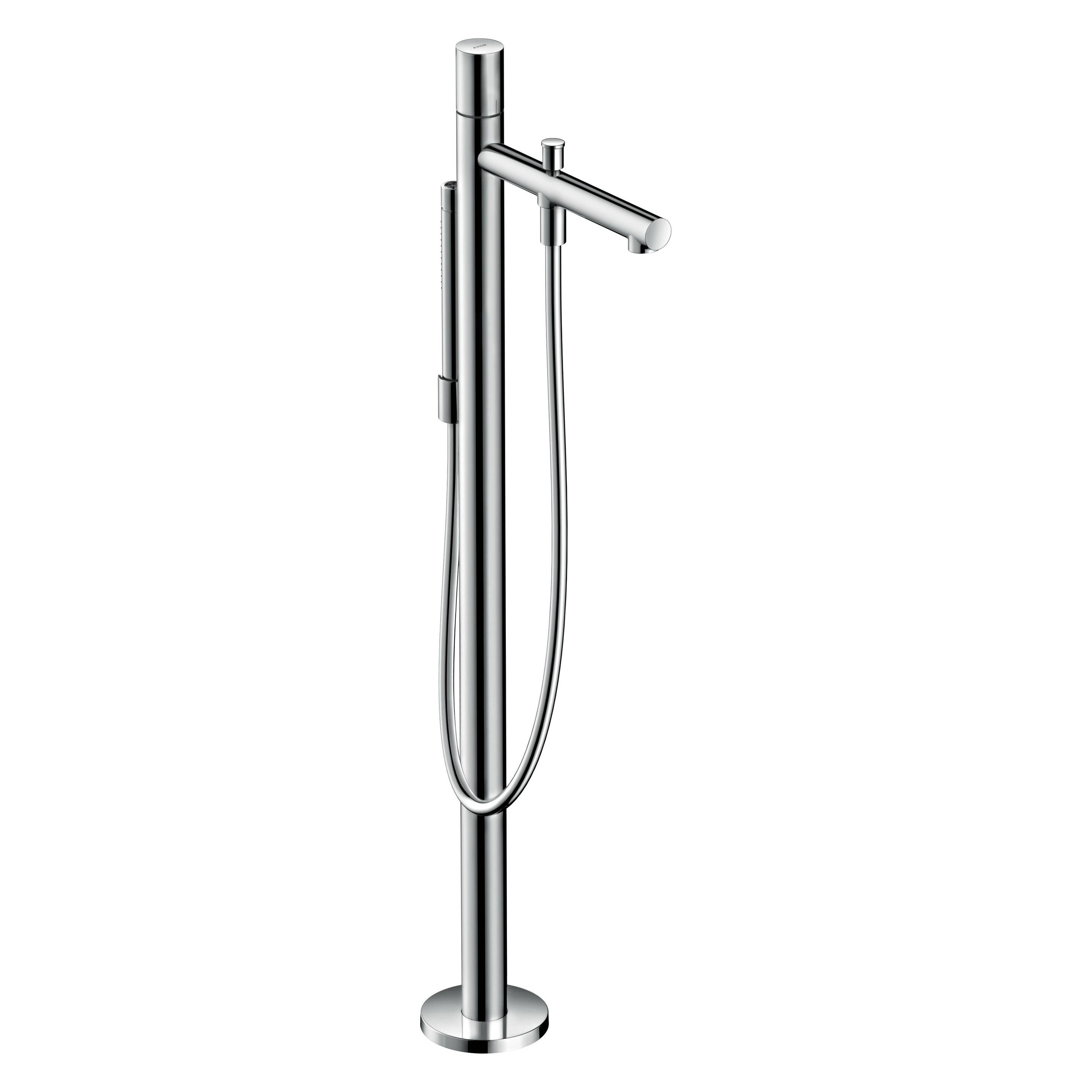 hansgrohe Einhebel-Wannenmischer AXOR UNO Zerogriff, bodenstehend chrom (45416000)