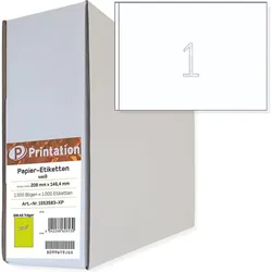 Printation, Etiketten, Versand-Etiketten A5 1000 Stk.