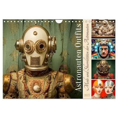 Astronauten Outfits (Wandkalender 2027 DIN A4 quer), CALVENDO Monatskalender