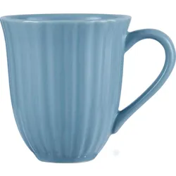 IB Laursen Mynte Becher mit Rillen, Blue Bell