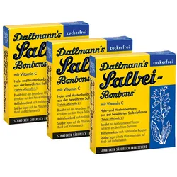 Dallmann s Salbeibonbons zuckerfrei 3X20 St