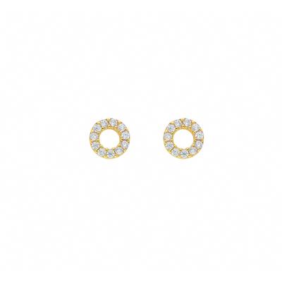 Paar Ohrhänger ADELIA´S "Damen Goldschmuck", gold, Ohrringe, Damen, Damen, Gold, mit Zirkonia Goldschmuck für Damen