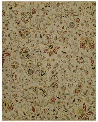 KALATY Transitional White Flatweave Wool Area Rug