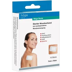 HÖGA-DERM steriles Pflaster 70x100 mm 10 St