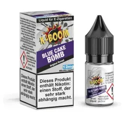 Blue Cake Bomb 10ml Liquid by K-Boom 12mg / 10ml