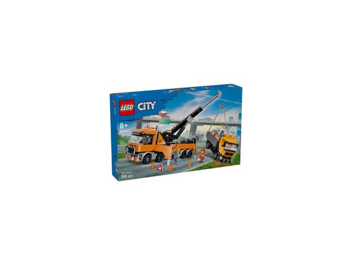 LEGO® LEGO City 60467 Schwerlast-Abschleppwagen mit Kran Konstruktionsspielsteine