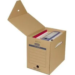 Elba Archivbox Maxi tric system 100421092 für DIN A4 naturbraun