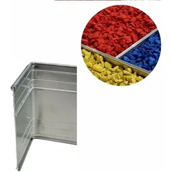Green Split, Rasenkante, Eckwinkel 270grad für Ultra Starke Alu Rasenkante 24cm Beeteinfassung Beetumrandung Beetbegren (24 cm)