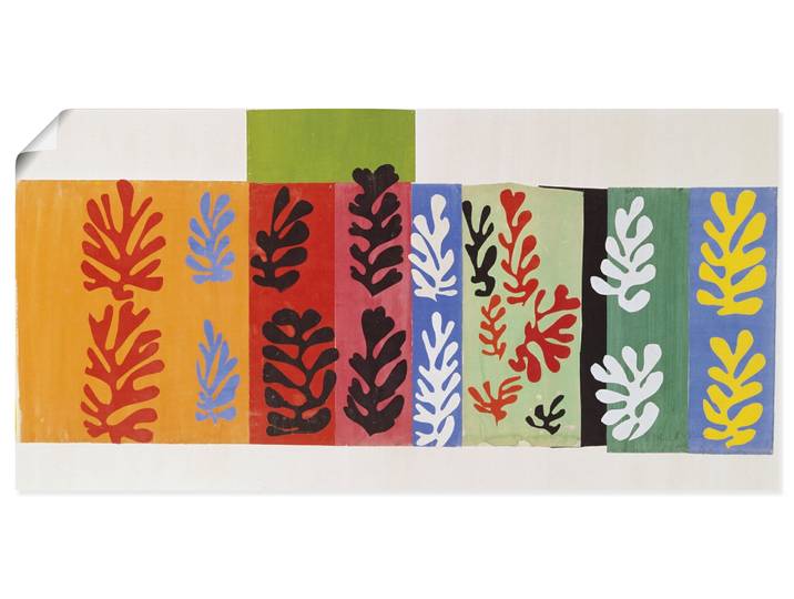 Wandbild ARTLAND Komposition. 1947 , bunt (farbe bild(er): farbig), B:40cm H:20cm, Papier, Bilder, Wandbild, als Alubild, Leinwandbild, Poster, Wandaufkleber in verschied. Grössen