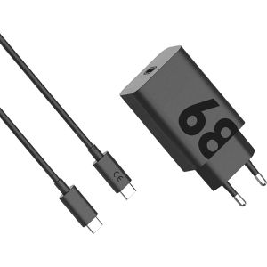 Motorola USB-Ladegerät TurboPower, GaN, 68 Watt, 1x USB-C, 1 Port, Schnellladegerät mit USB-C Kabel