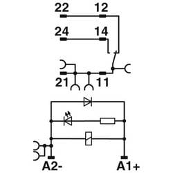 Phoenix Contact RIF-1-RPT-LDP-24DC/1X21MS Relaisbaustein 1 Wechsler 10 St. 2905289