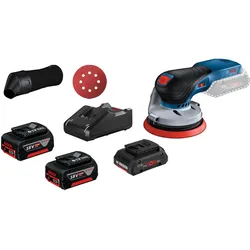 Bosch Professional, Schleifmaschine + Poliermaschine, Akku-Exzenterschleifer GEX 18V (Exzenterschleifer)
