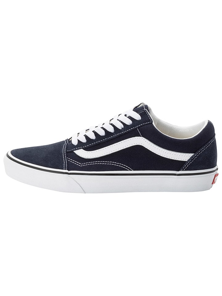 Vans Leder-Sneakers "UA Old Skool" in Dunkelblau - 39