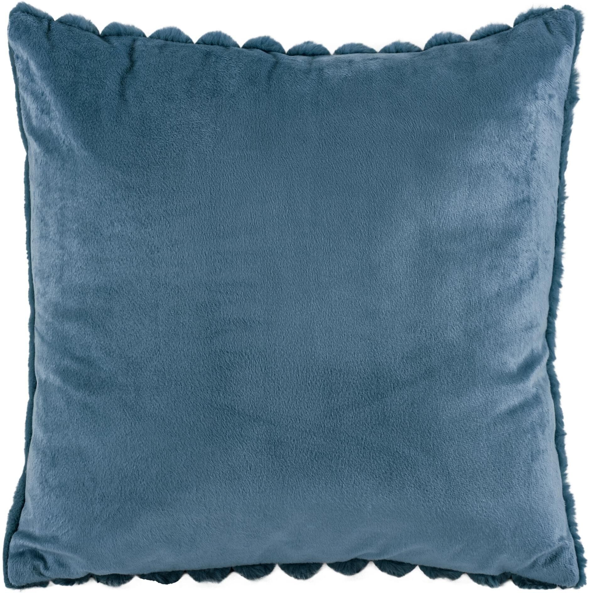 Dekokissen "Tiseco Rabbit Stripe gefüllt 45 x 45 cm", blau, 1 Stk., Obermaterial: 100% Polyester, Dekokissen_Sitzkissen_Kissenhüllen, Dekokissen blau 1 Stk.