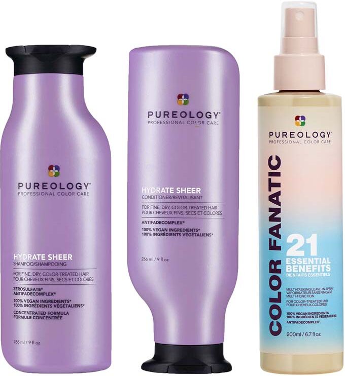 Pureology Hydrate Sheer Shampoo 266ml, Hydrate Sheer Conditioner 266ml