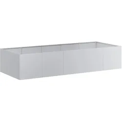 Helloshop26 - Moderner rechteckiger Pflanzkübel für den Außenbereich 200 x 80 x 40 cm stabil und ästhetisch ansprechend aus 02_0051540