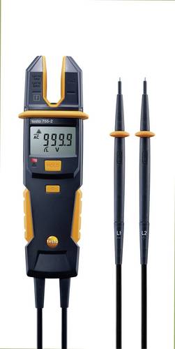 Testo 755-2 Hand-Multimeter, Stromzange digital CAT IV 600 V, CAT III 1000V Anzeige (Counts): 4000
