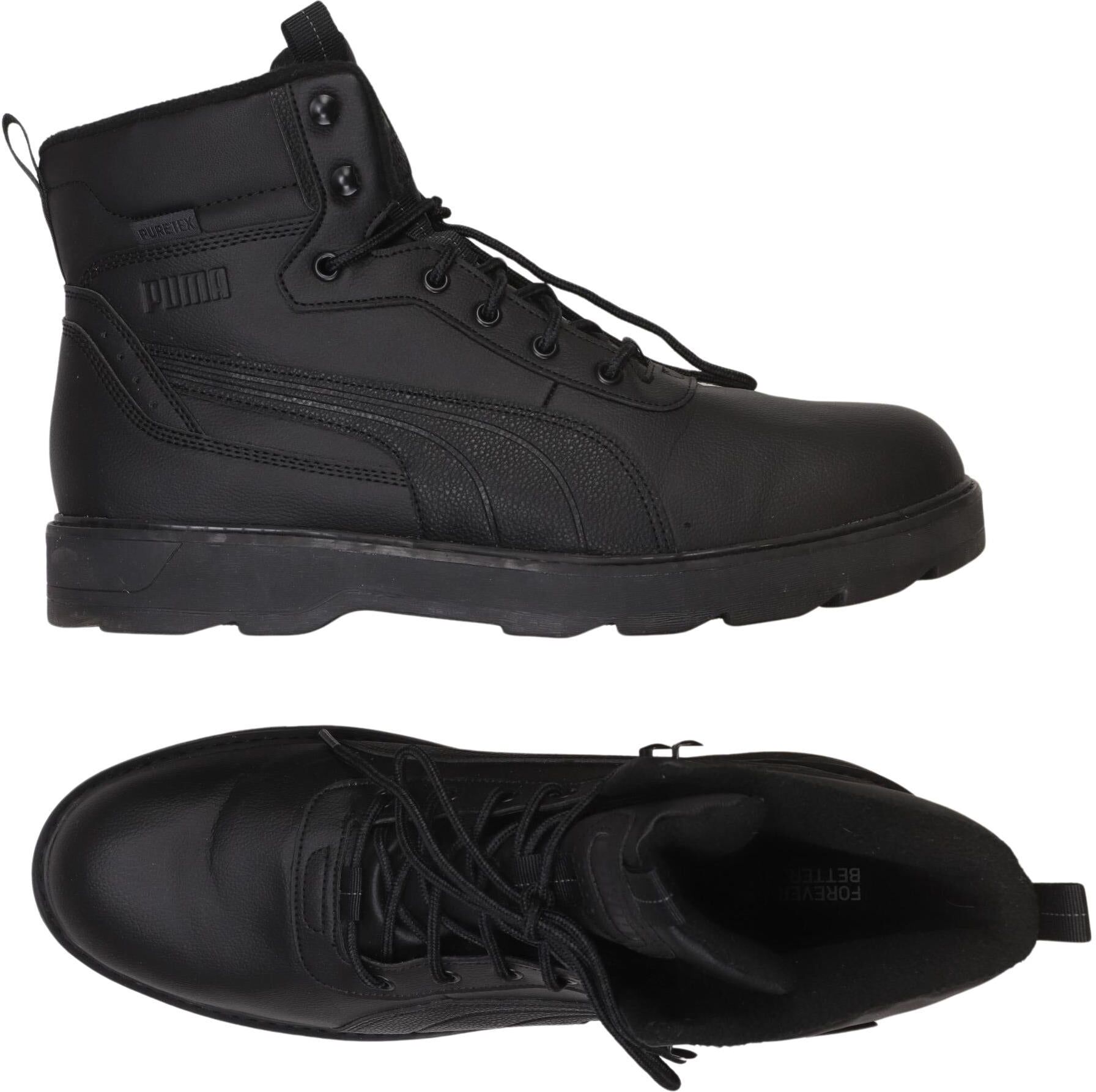 Puma Herren Stiefel, Schwarz, Gr. EU 48, Kunstleder - Second Hand