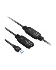 Club 3D USB 3.2 A Verlängerungskabel 10m aktiv 5 Gbps St/Bu retail Kabel Digital/Daten 10 m (CAC-1405)
