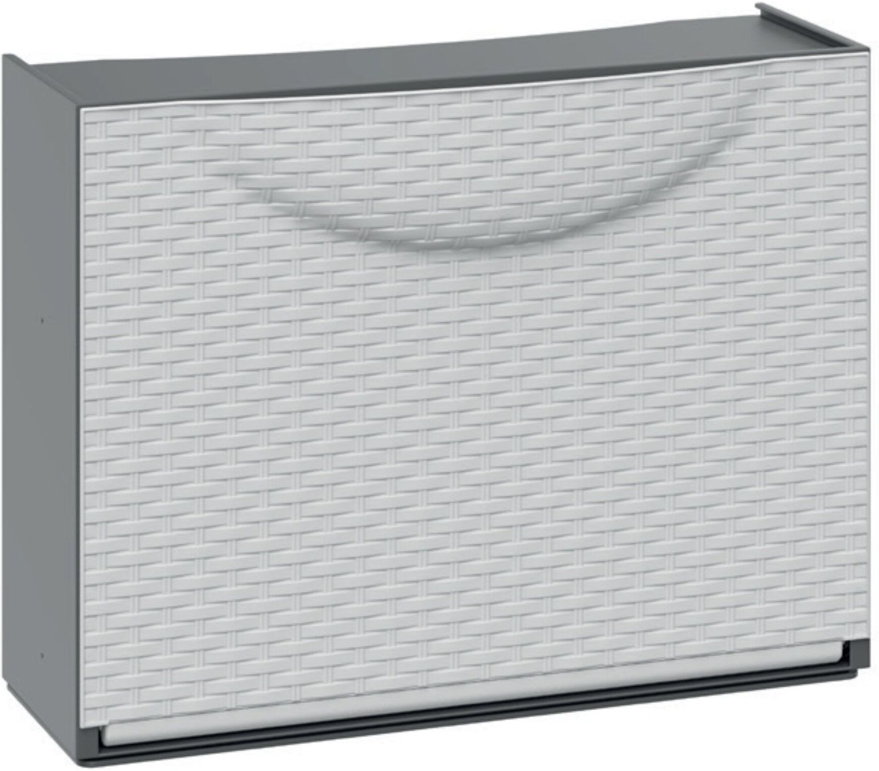 Scarpiera Terry 1002782 HARMONY 3 Paia Rattan bianco