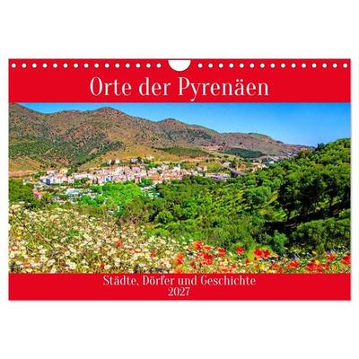 Orte der Pyrenäen (Wandkalender 2027 DIN A4 quer), CALVENDO Monatskalender