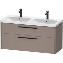 Duravit D-Code Waschtischunterschrank wandhängend Schubk. 2, für Doppelwaschtisch  DC46740BD430000