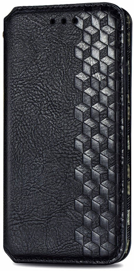 INCOVER Asus Zenfone 8 Flip Retro Mønster Læder Flip Cover m. Pung - Sort