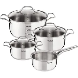 Tefal Intuition, Pfannenset + Topfset, Silber