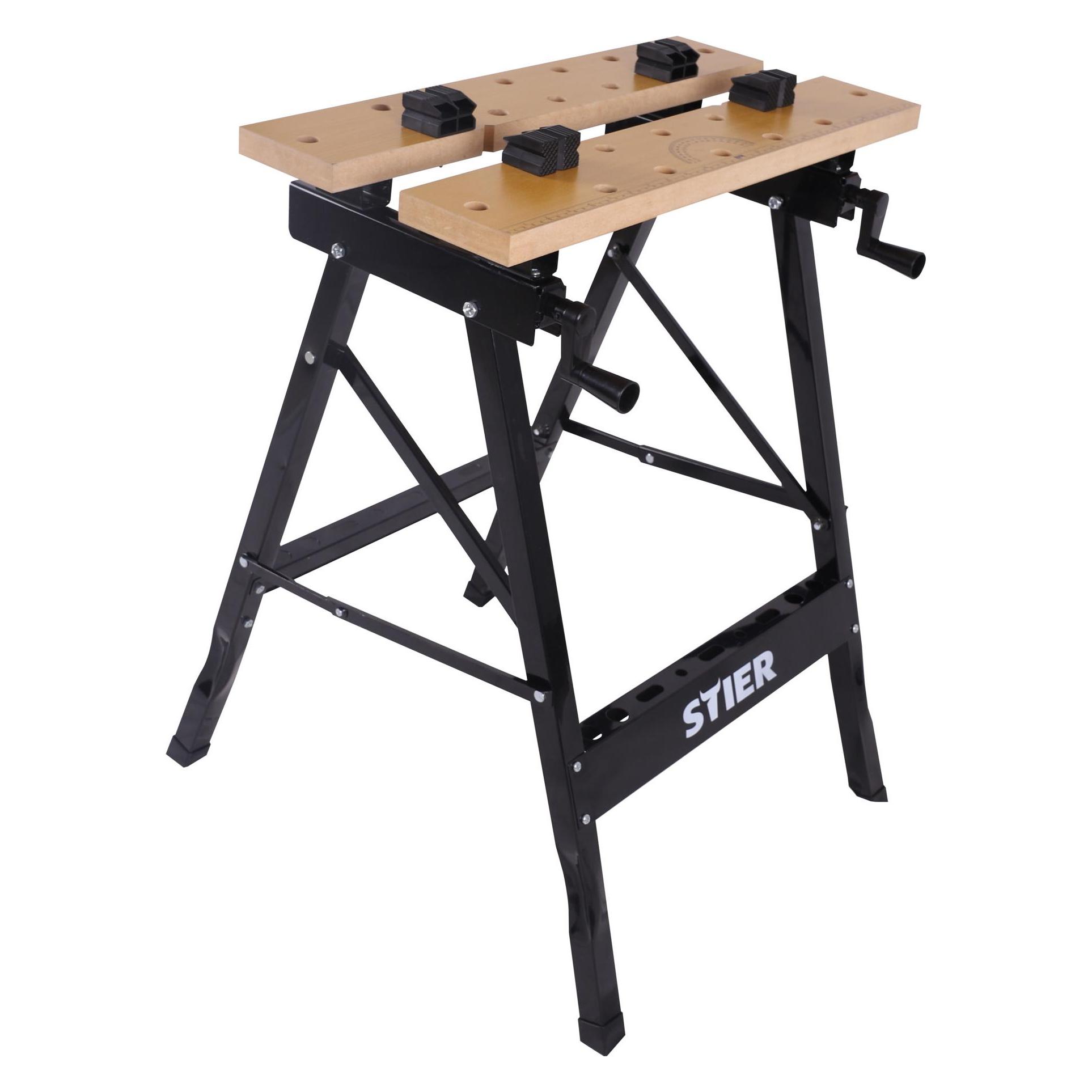 Stier Werk- und Spanntisch, klappbar, 150 kg (63.50 cm, 60.50 cm) (73409045)