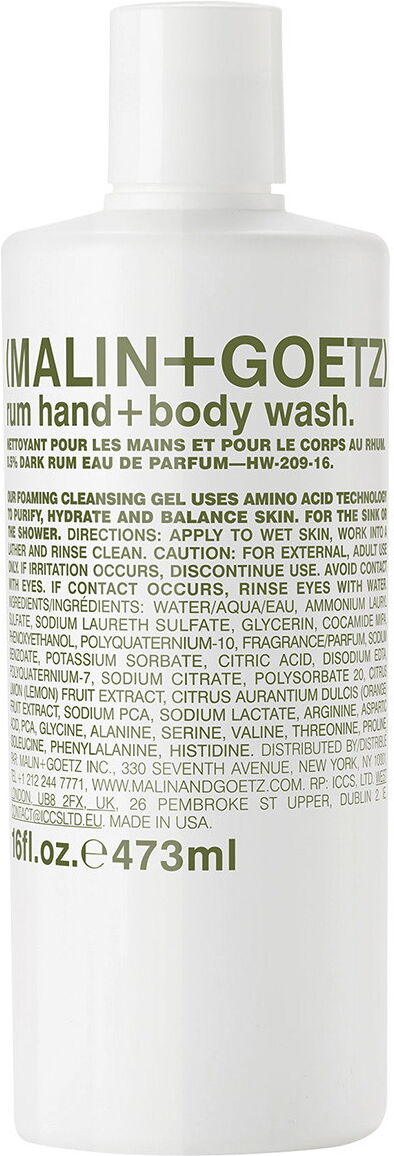 473ml MALIN+GOETZ Rum Hand + Body Wash