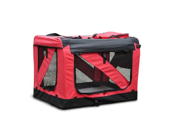Hundebox faltbar XXL rot