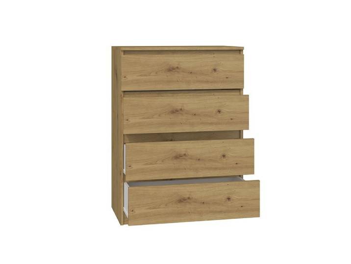 ibonto Kommode Elegantes Sideboard mit Grifflosen Schubladen, Robuste Verarbeitung