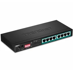 Trendnet 8xRJ-45 11.9 Mpps. MAC 50/60Hz, Schwartz (8 Ports), Netzwerk Switch, Schwarz