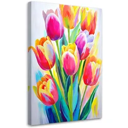 LEINWANDBILD Blumen 80x120cm