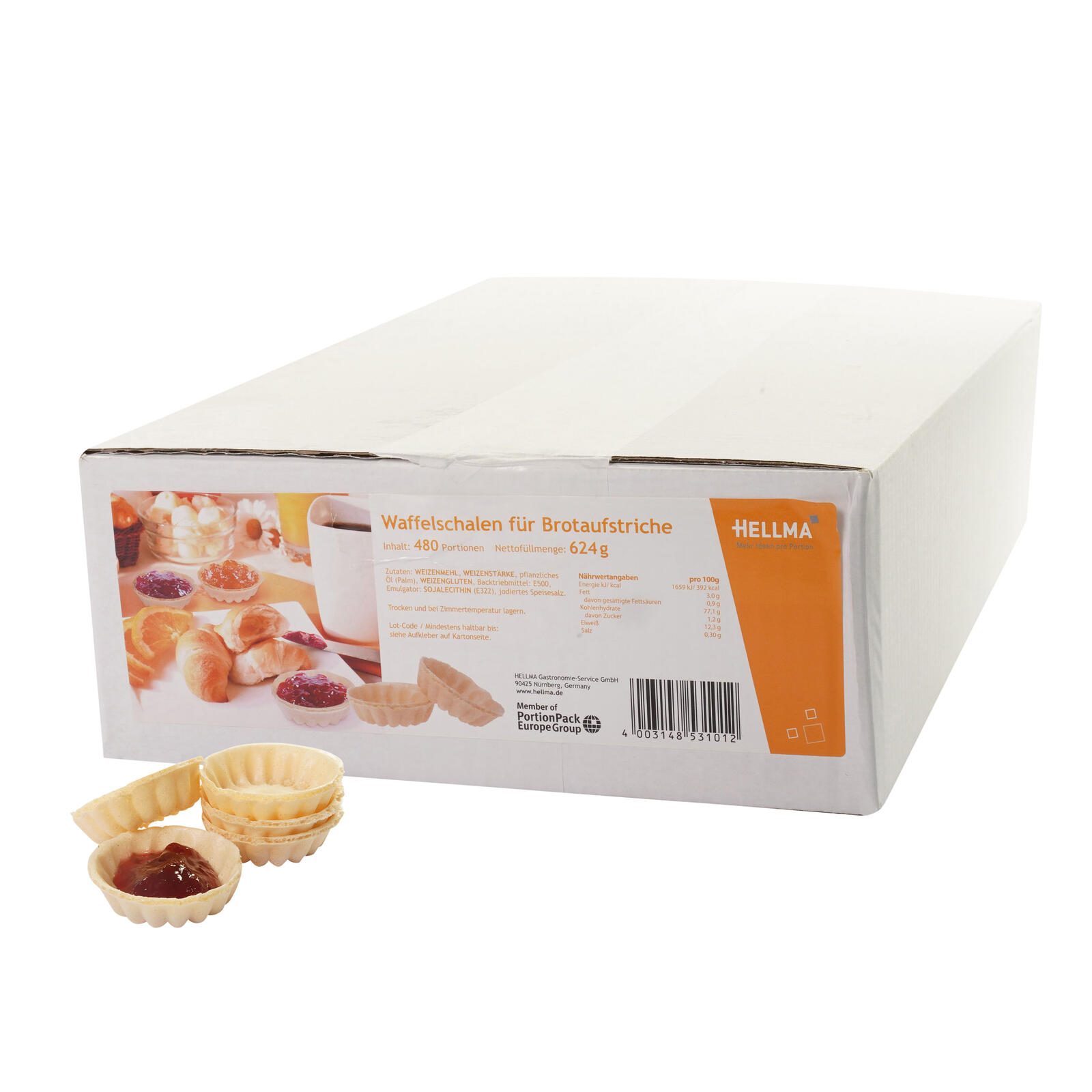 HELLMA Waffelschalen 70000132