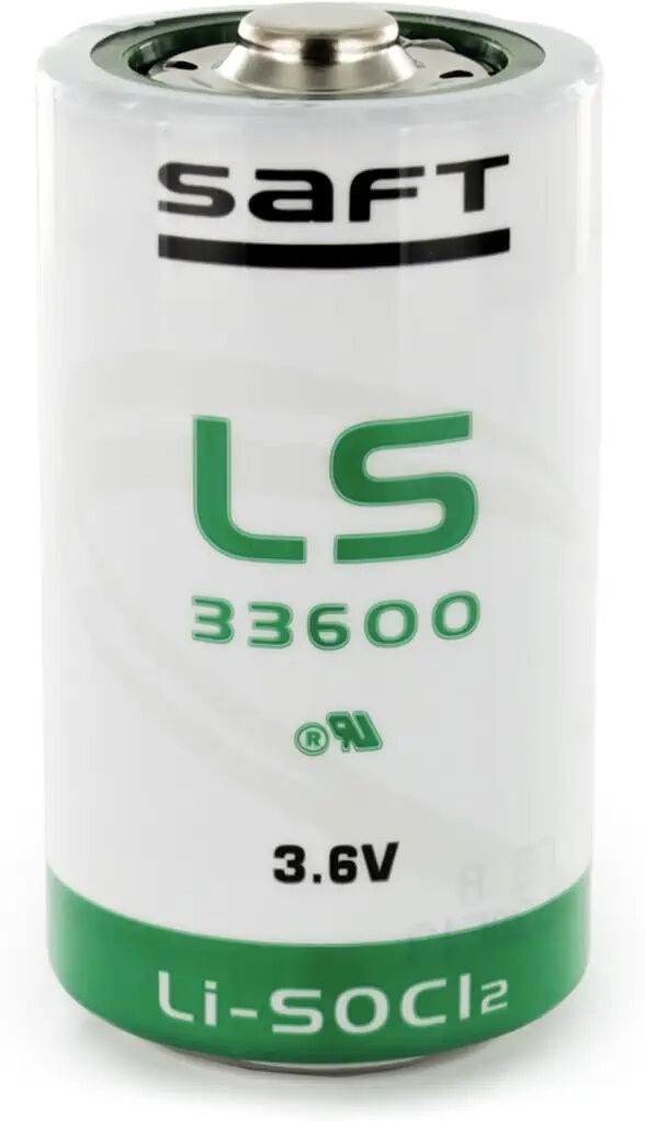 Saft LS33600 D Lithium Battery 3.6V Li-SOCl2