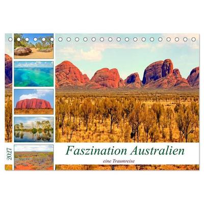 Faszination Australien - eine Traumreise (Tischkalender 2027 DIN A5 quer), CALVENDO Monatskalender