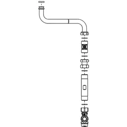 Wolf Verrohrungsset Wasserzähler für CAT-2 Convert