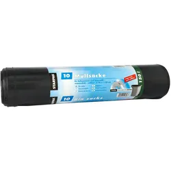 PAPSTAR Müllbeutel 150,0 l schwarz