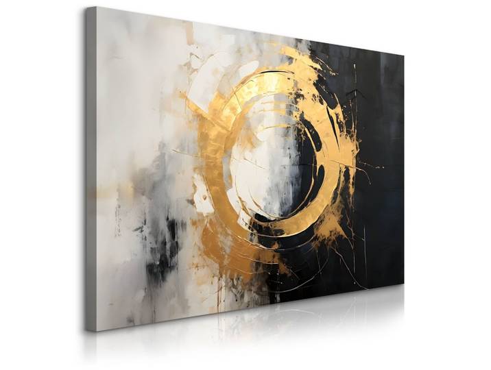 LEINWANDBILD Abstraktion Moderne Muster Glamour 90/60 cm