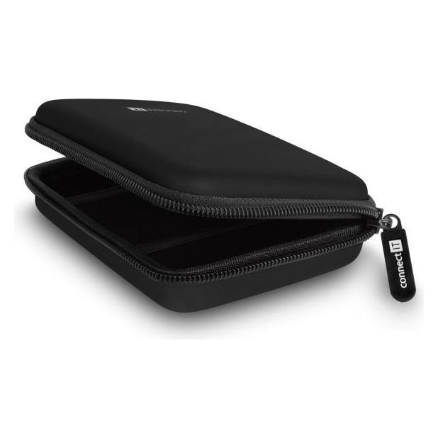Connectit CONNECT IT HardShellProtect Hartschalen-Schutzhülle für 2,5-Zoll-Festplatte, schwarz (CFF-5000-BK)