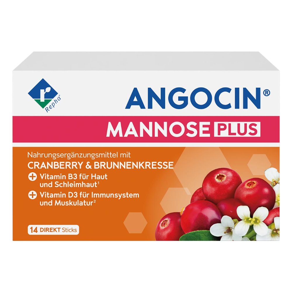 REPHA GmbH Biologische Arzneimittel Angocin Mannose Plus Pulver Zum Einnehmen 20168078