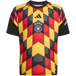 adidas DFB Deutschland Heim Aufwärmshirt WM 2026 Kinder JZ4579 - black/team yellow 164