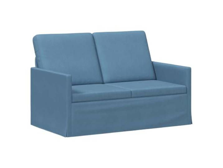 vidaXL 2-Sitzer Sofa Blau 130 x 81 x 82 cm Cordstoff Bietet dauerhafte Unterstützung und Zuverlässigkeit. Schaumkissen sorgen für überlegenen Komfort