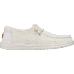 Hey Dude Damen Wendy Sequin Lace Freizeitschuh - 42 - Ivory